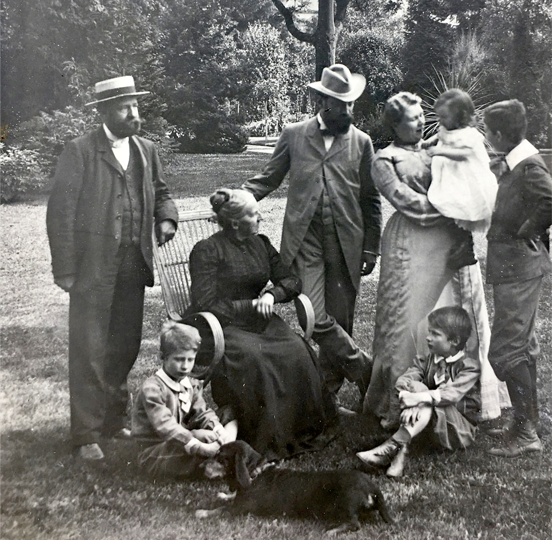 La famille Fleiner en 1900